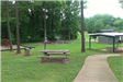 Shelter, Picnic Table, and Water Spray Park