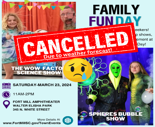Family Fun Day IG Cancelled