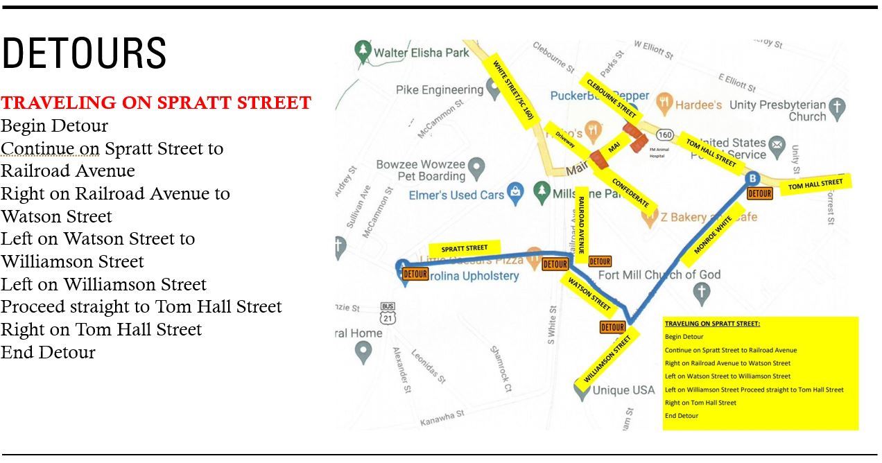 Detours-Traveling on Spratt St.