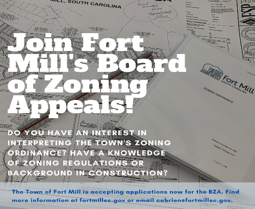 Join Fort Mill Board of Zoning Appeals