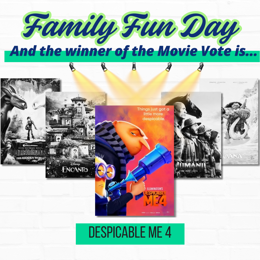 Winner of Family Fun Day Movie Vote 2025