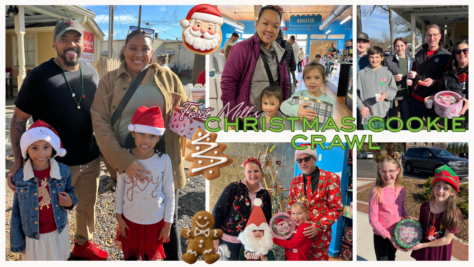 Cookie Crawl collage for Dec. 25 newsletter